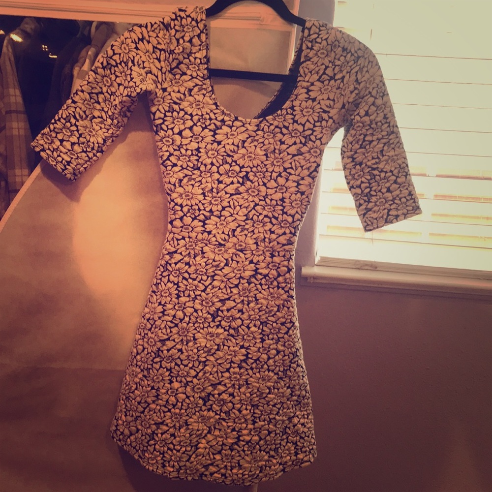 Flower print dress